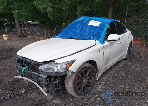 2014 Infiniti Q50 Premium/Sport from USA, damaged, VIN JN1BV7AP4EM691857